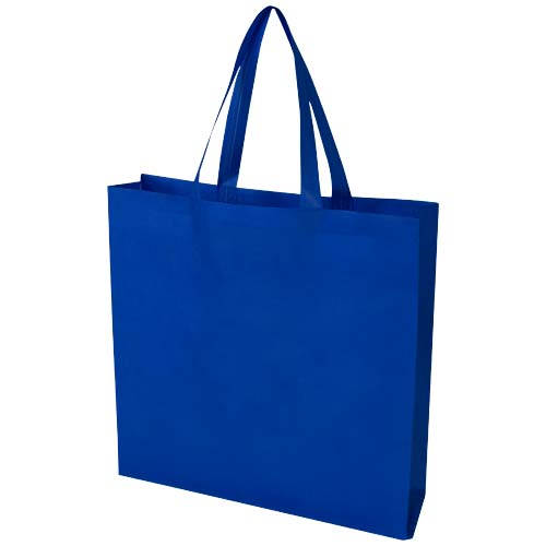 Sac shopping personnalisable recyclé certifié GRS 12 L EcoSeal Bleu royal